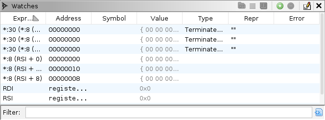 Watches for patching command-line arguments